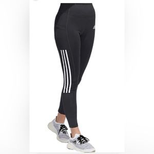 Adidas 3 stripe black aeoready size S